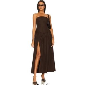 LPA Giana Maxi Dress in Cacao
